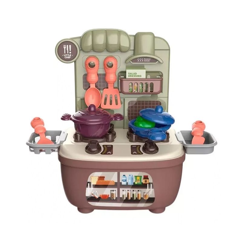 GENERICO - Maleta Cocina Armable Para Niños + Accesorios