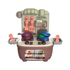 GENERICO - Maleta Cocina Armable Para Niños + Accesorios