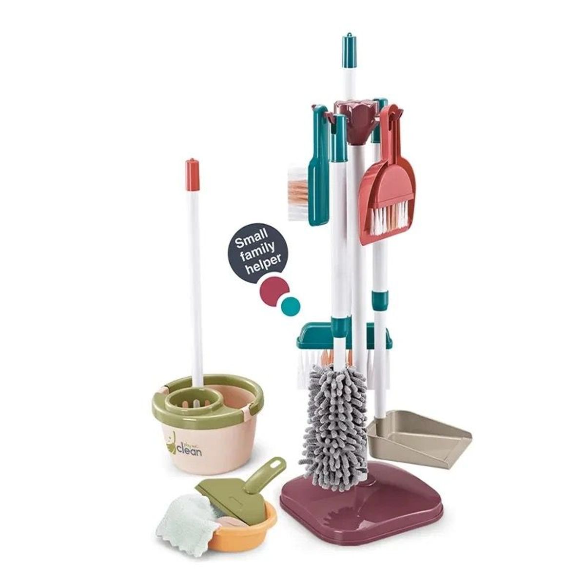 GENERICO - Set Aseo Little Helper Juguete Didáctico Limpieza 18 piezas