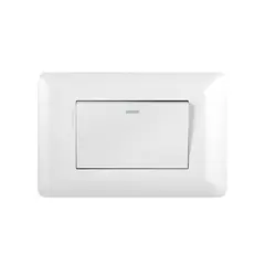 WANT - Interruptor Simple 9 / 24 Teclon 10A 250V Blanco -