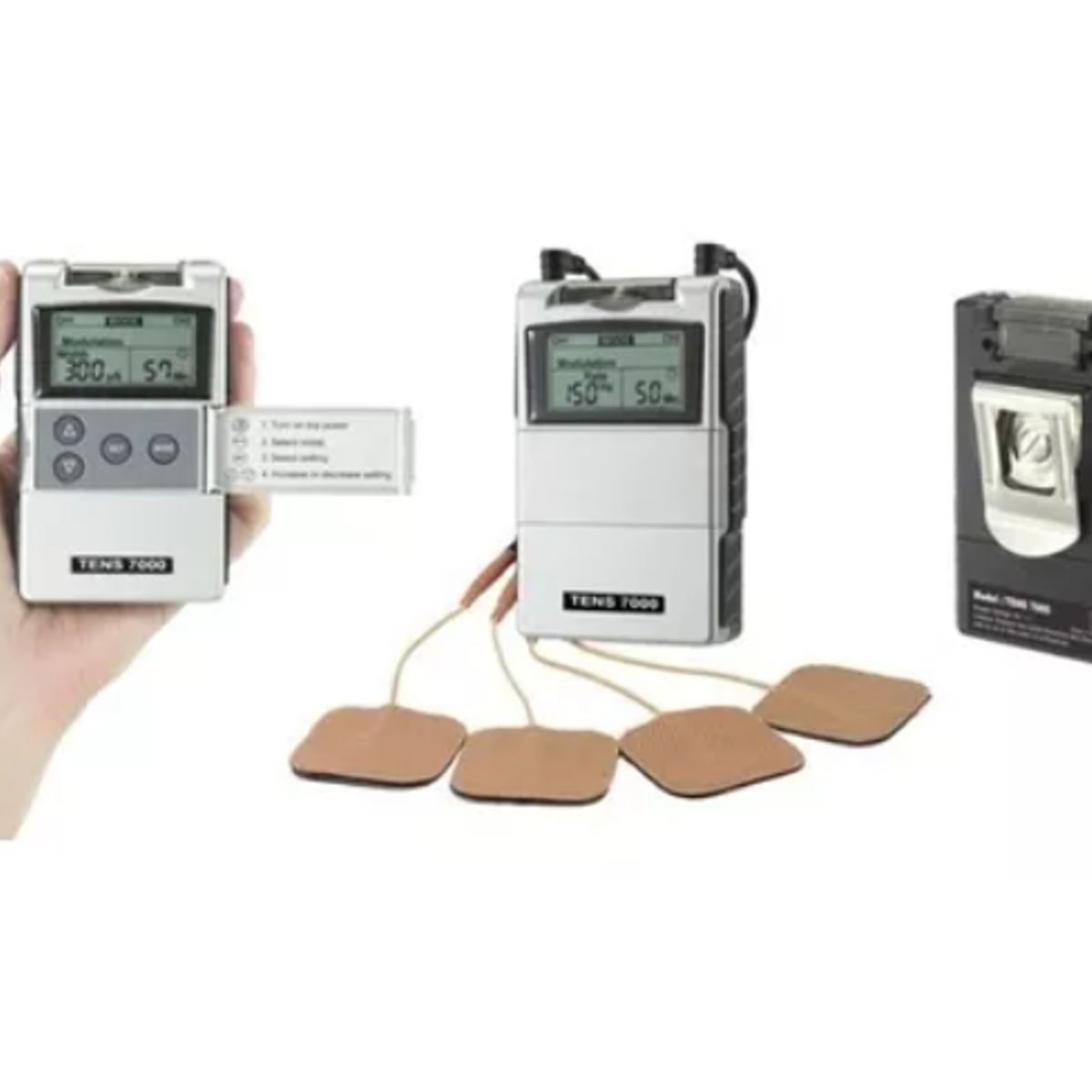 GENERICO - Equipo Electroestimulacion Portatil, Tens 7000