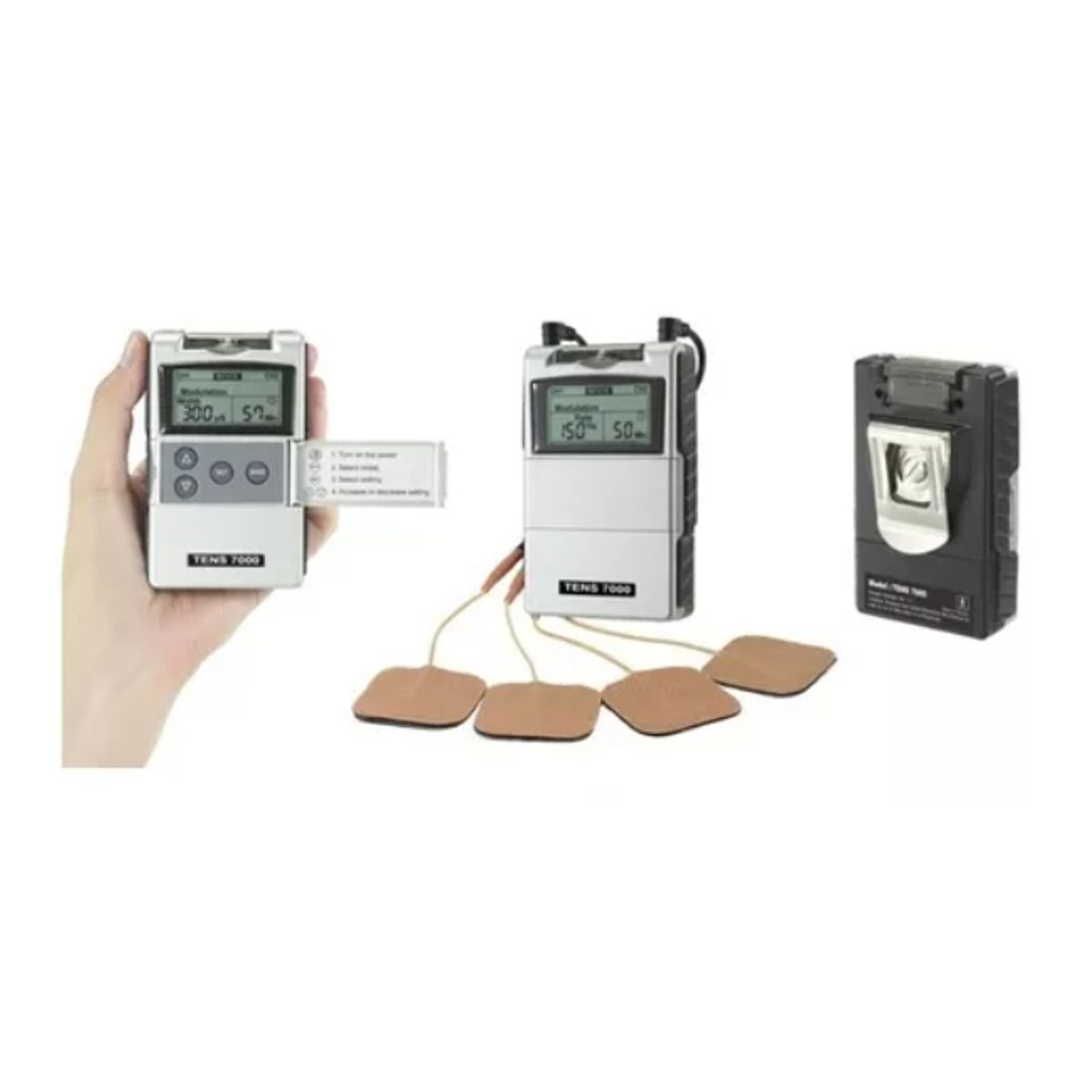 GENERICO - Equipo Electroestimulacion Portatil, Tens 7000