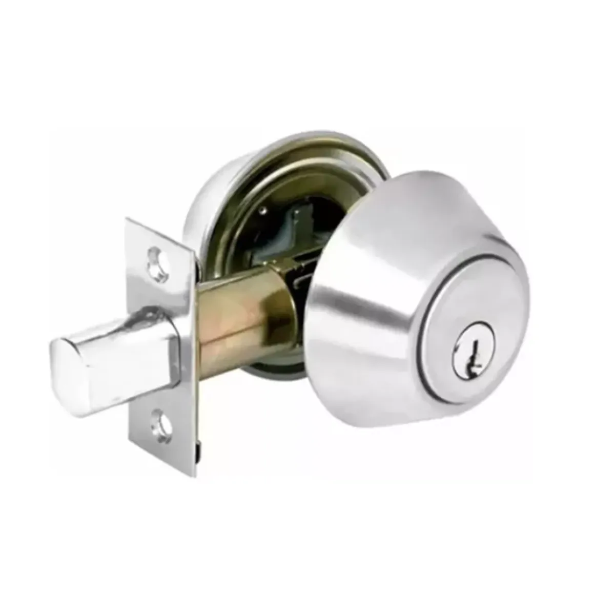 GENERICO - Cerradura Cerrojo Seguridad + 3 Llaves Chapa Puerta Manual