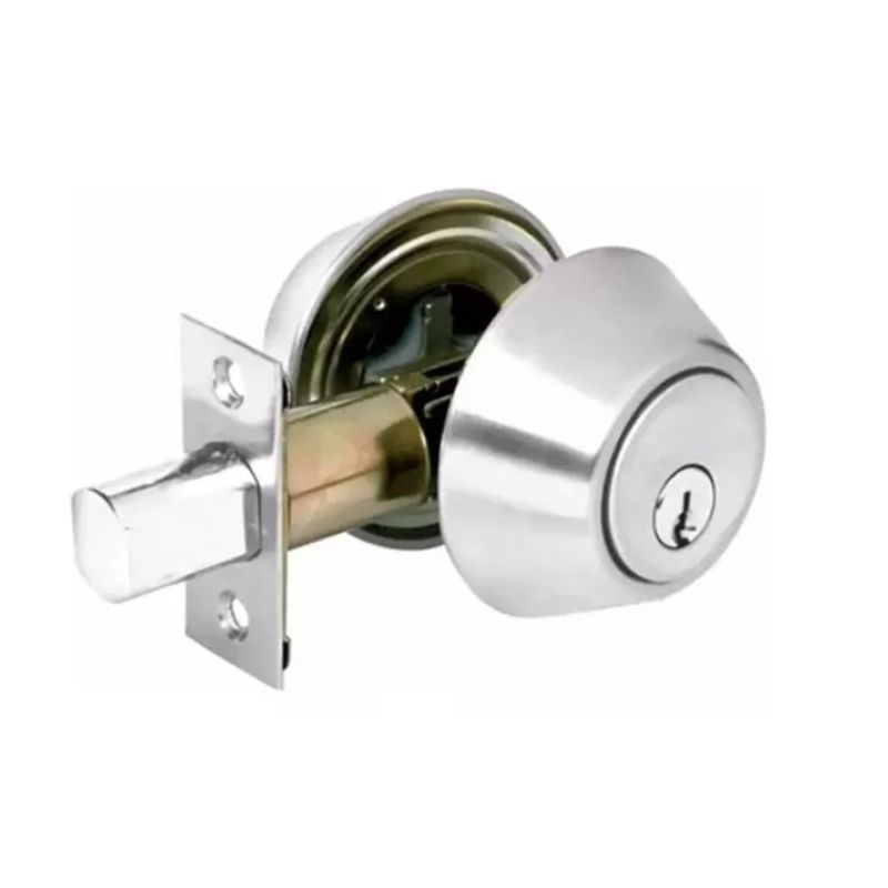 GENERICO - Cerradura Cerrojo Seguridad + 3 Llaves Chapa Puerta Manual