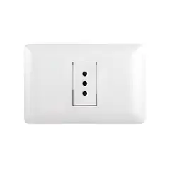 WANT - Pack 3 Enchufe Simple Emb. 10A 250V Blanco -