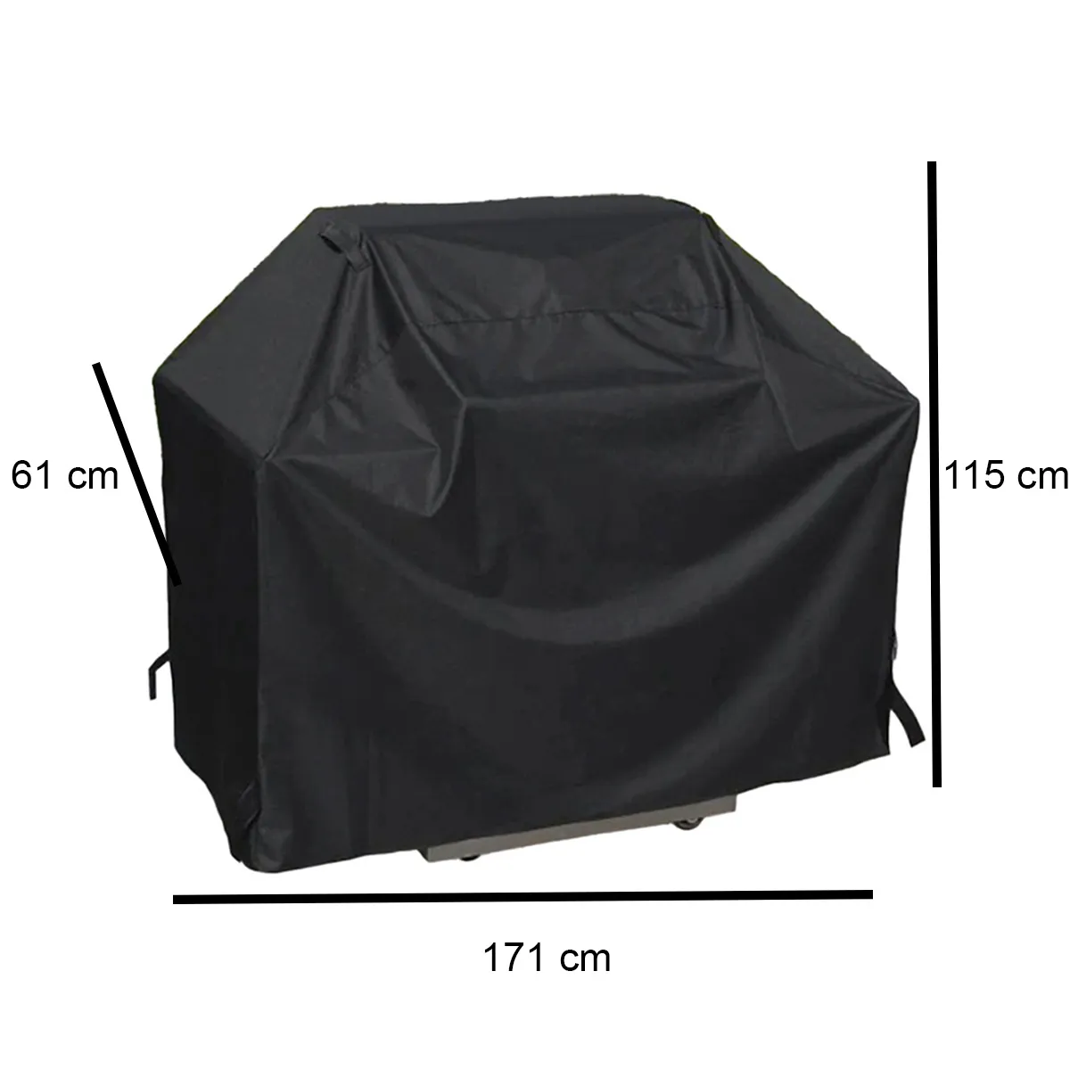 GENERICO - Funda parrilla 1710x610x1150cm Bighouse