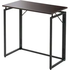 GENERICO - Escritorio plegables 80x40x70cm negro Bighouse