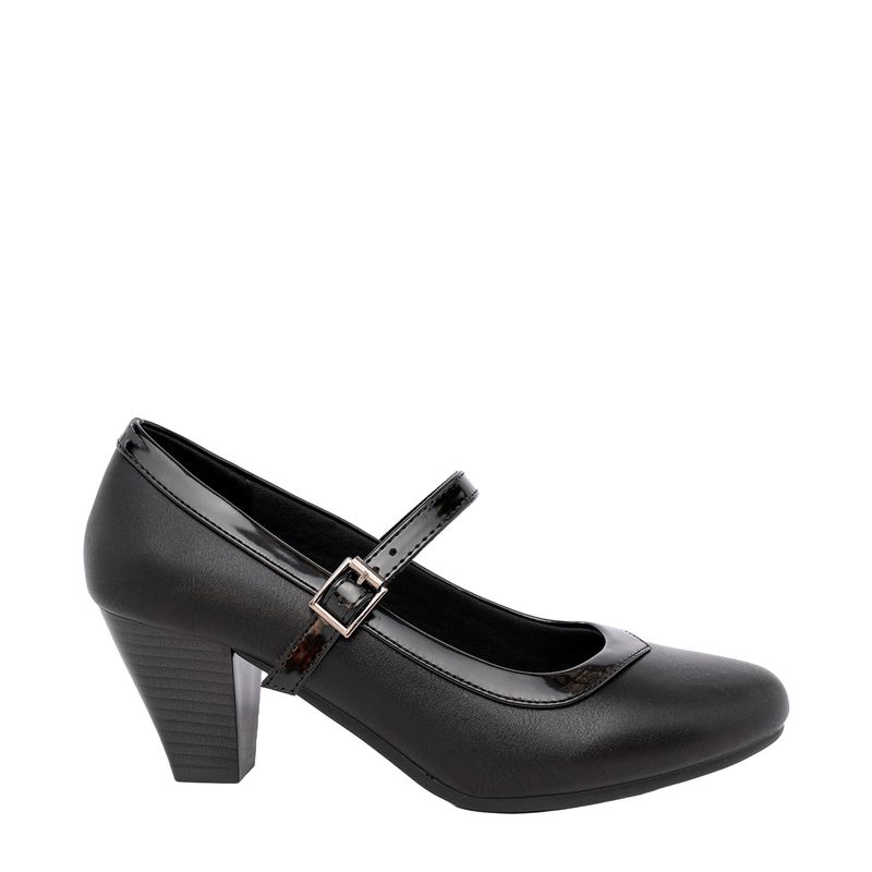 ALQUIMIA - Zapato Cueca Mujer Negro Tina Alquimia.