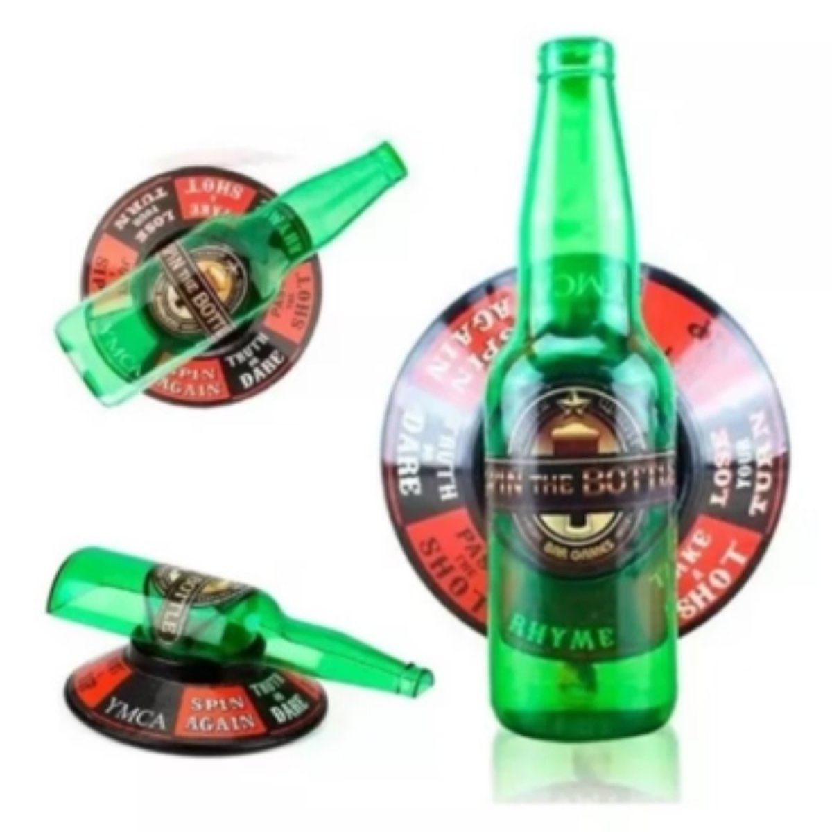 OEM - Juego De Retos Tragos Botella Gira la Botella de Cerveza
