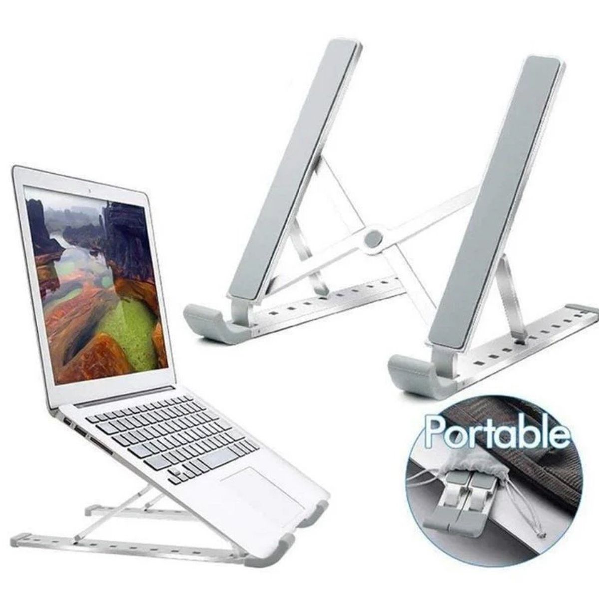 GENERICO - Soporte Plegable Para Computadora Portátil Vidvie HC1532 - Aluminio