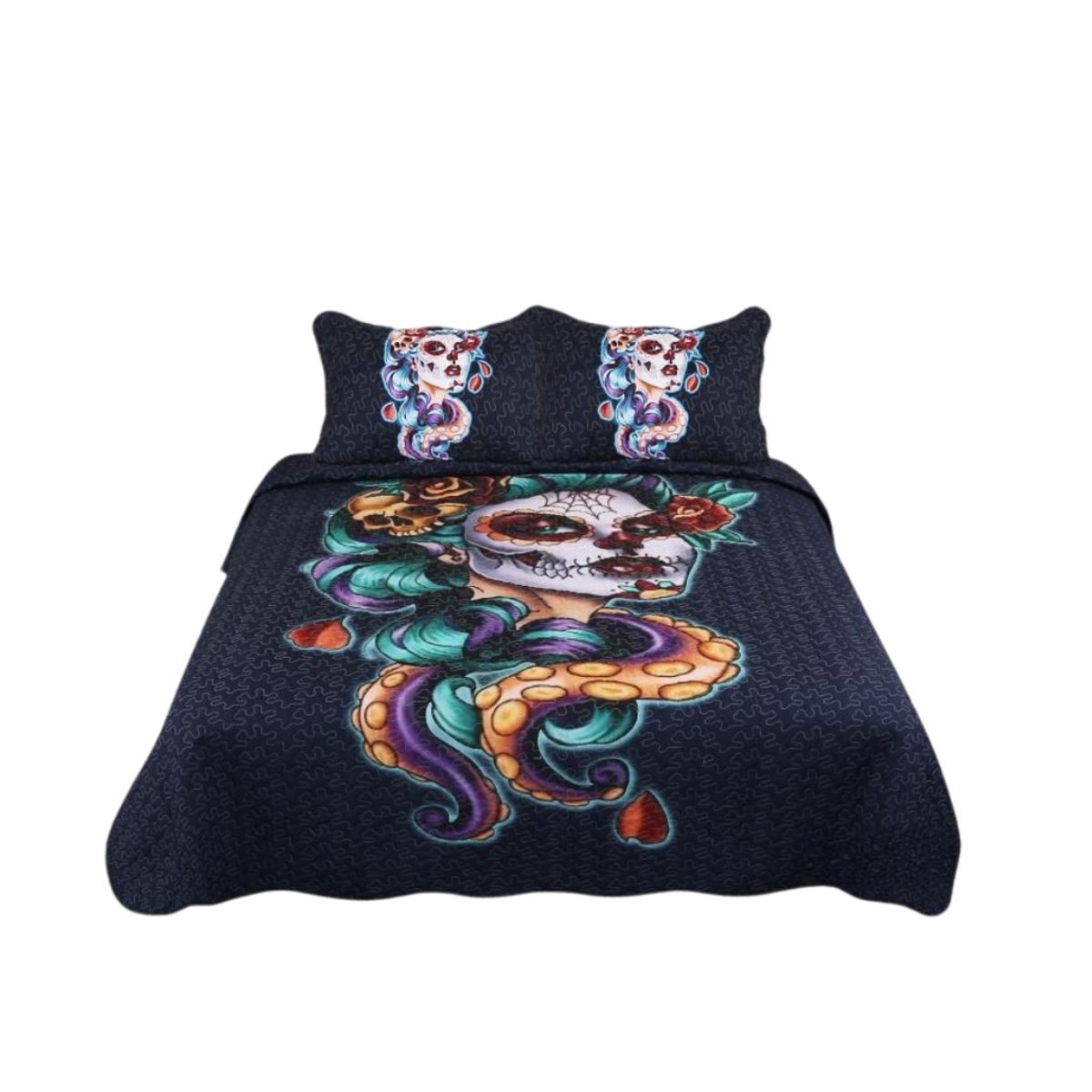 GENERICO - Cubrecamas de verano Quilt 2 Plazas diseños Estampados