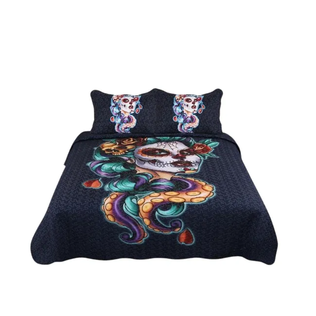 GENERICO - Cubrecamas de verano Quilt 2 Plazas diseños Estampados