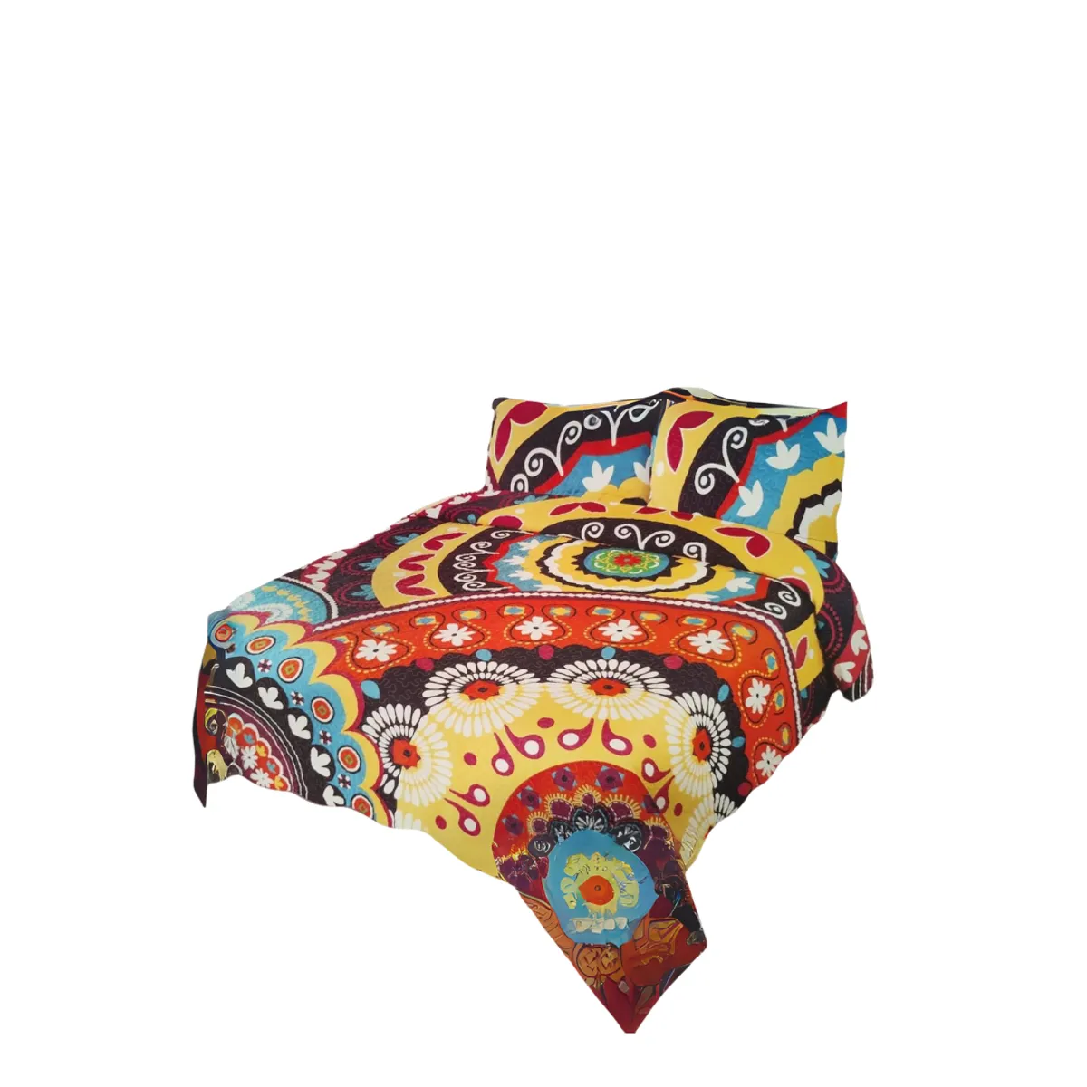 GENERICO - Cubrecamas de verano Quilt 2 Plazas diseños Estampados