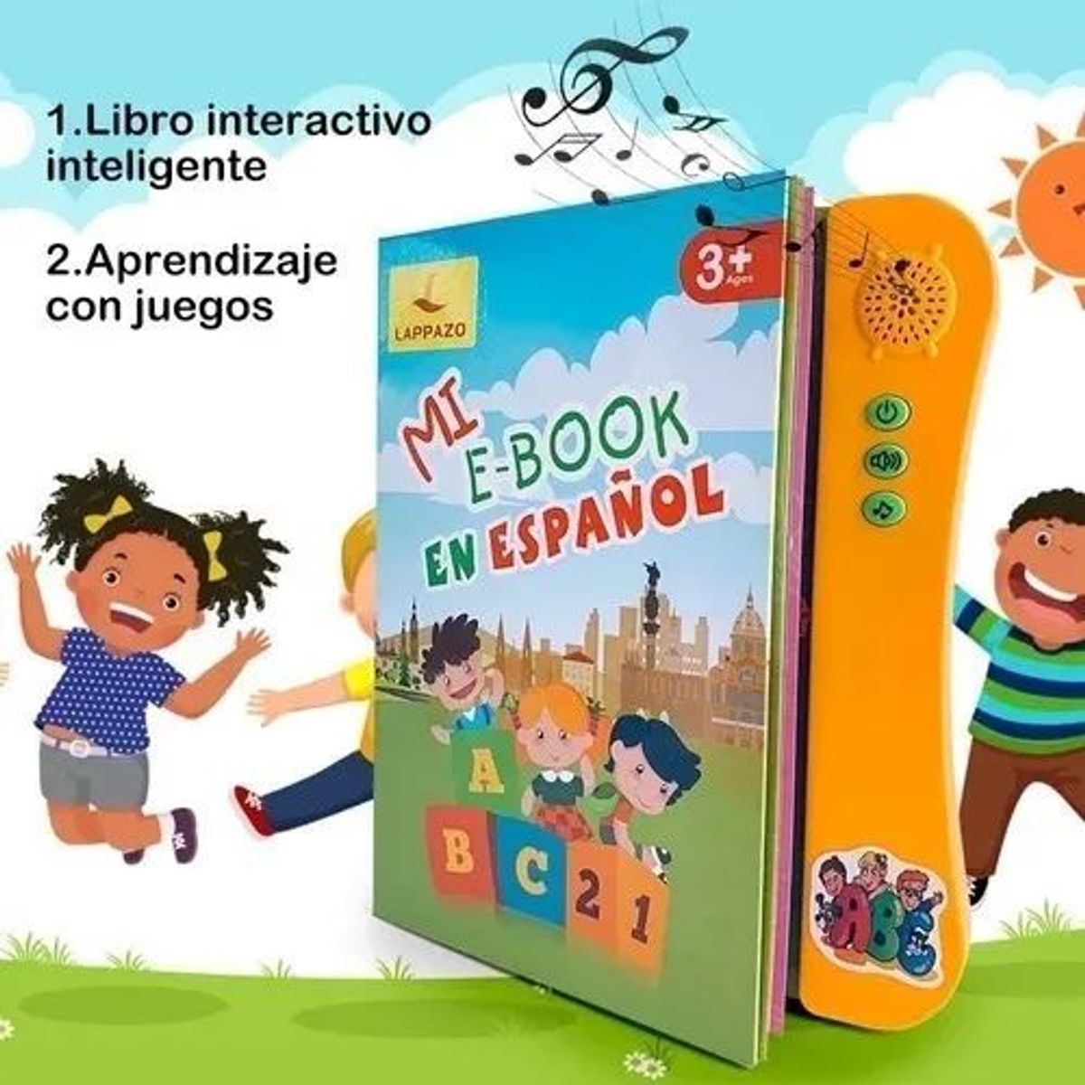GENERICO - Mi Primer Libro Aprendizaje Juguete Niños Sonido Interactivo
