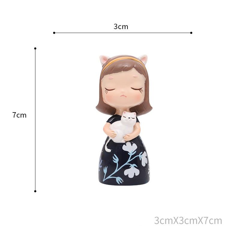 BILBOLA - Niña gata abrazando gatito