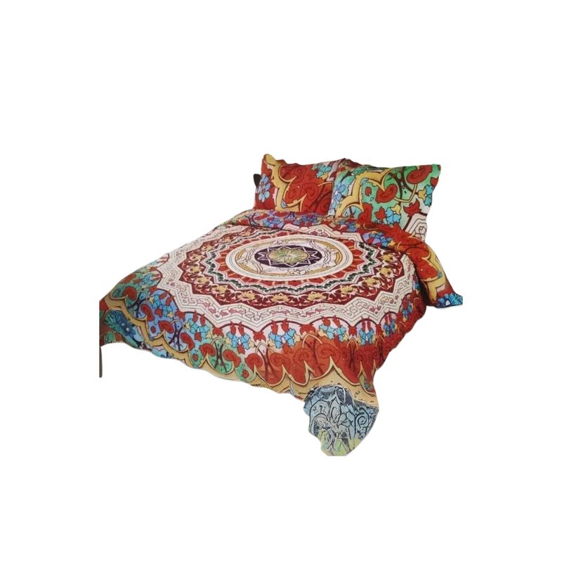 GENERICO - Cubrecamas de verano Quilt 2 Plazas diseños Estampados