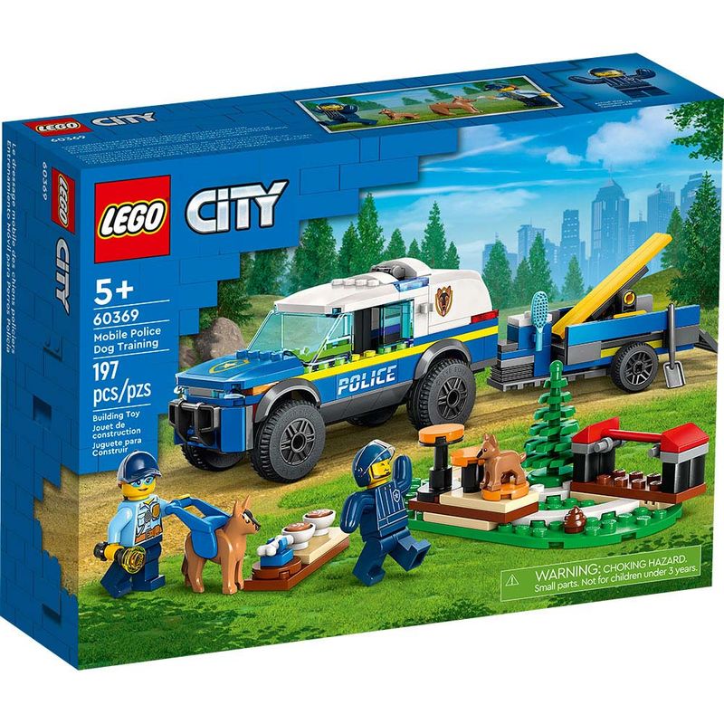LEGO - Lego City 60369  Entrenamiento Móvil Para Perros Policía