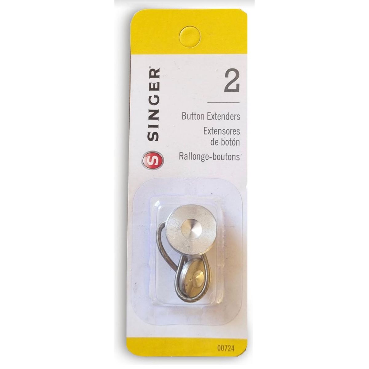 SINGER - extensores de botones 2un