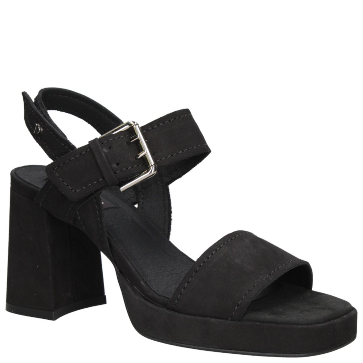 POLLINI - Sandalia Casual Mujer Negro Pollini