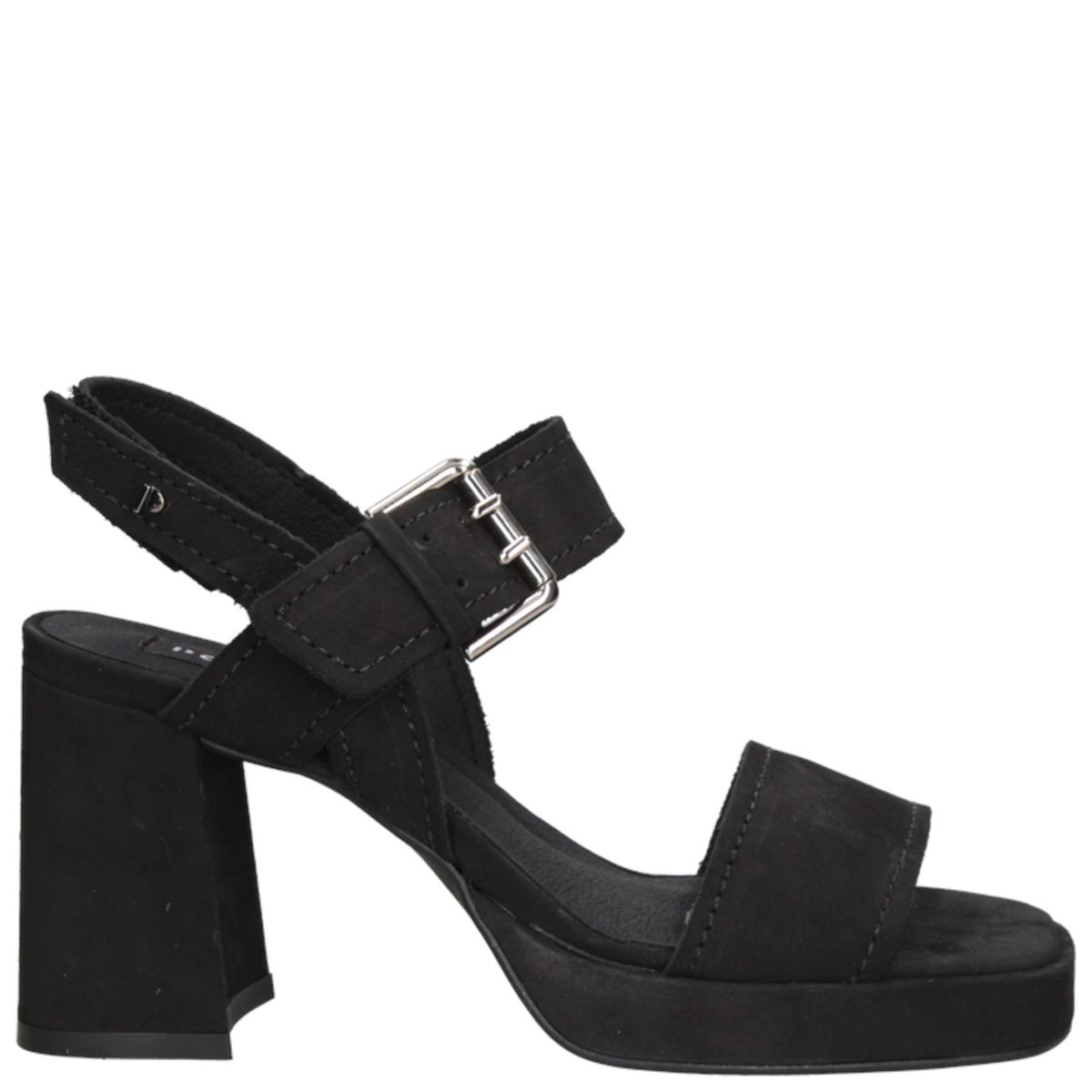 POLLINI - Sandalia Casual Mujer Negro Pollini