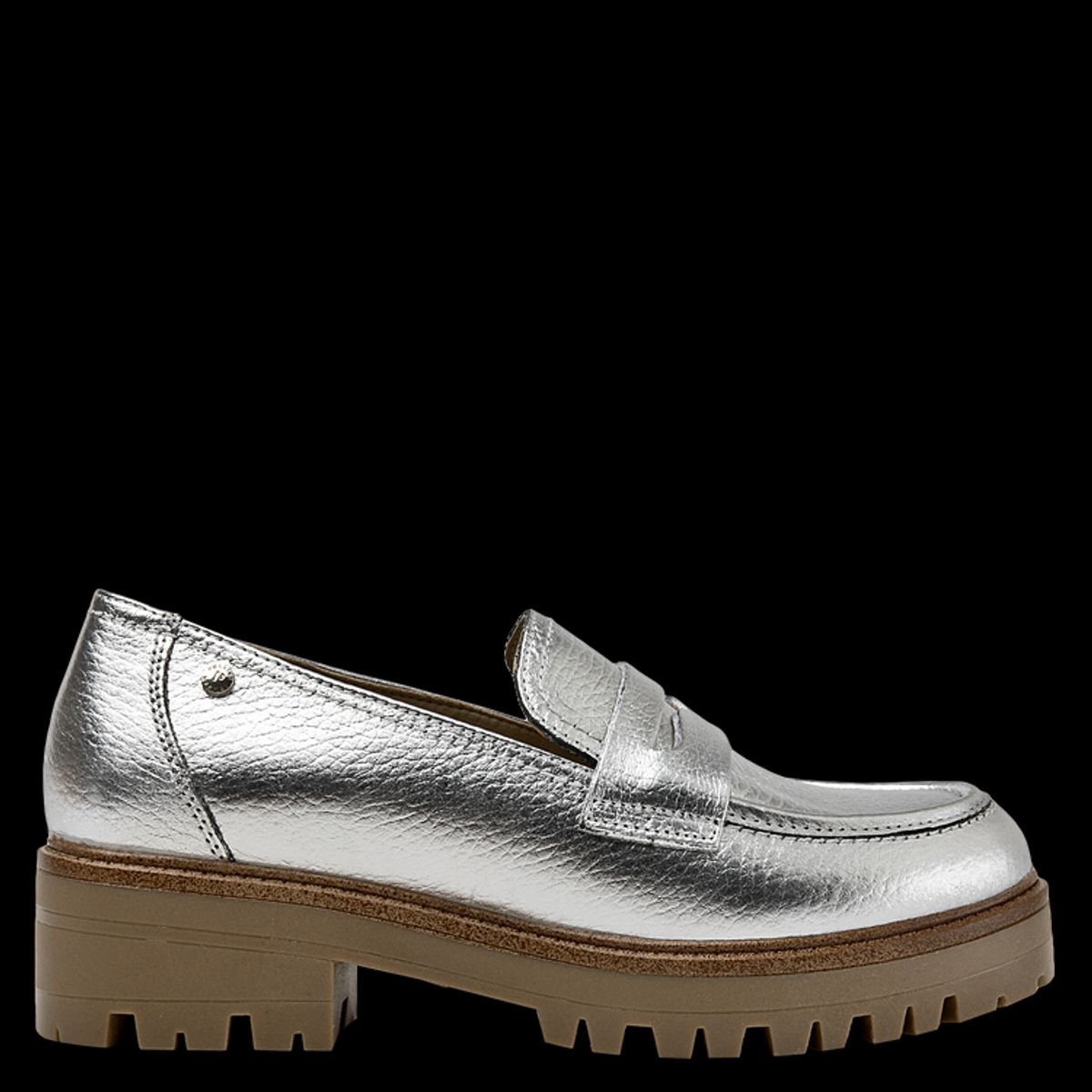 POLLINI - Zapato Casual Mujer Plateado Pollini