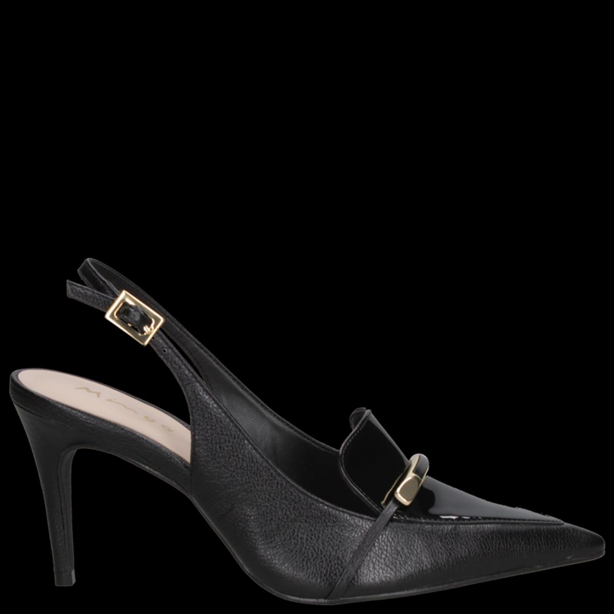 MINGO - Zapato Vestir Mujer Negro Mingo