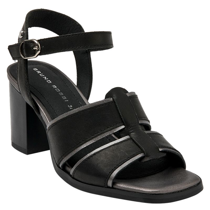 BRUNO ROSSI - Sandalia Casual Mujer Negro Bruno Rossi