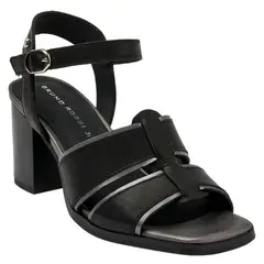 BRUNO ROSSI - Sandalia Casual Mujer Negro