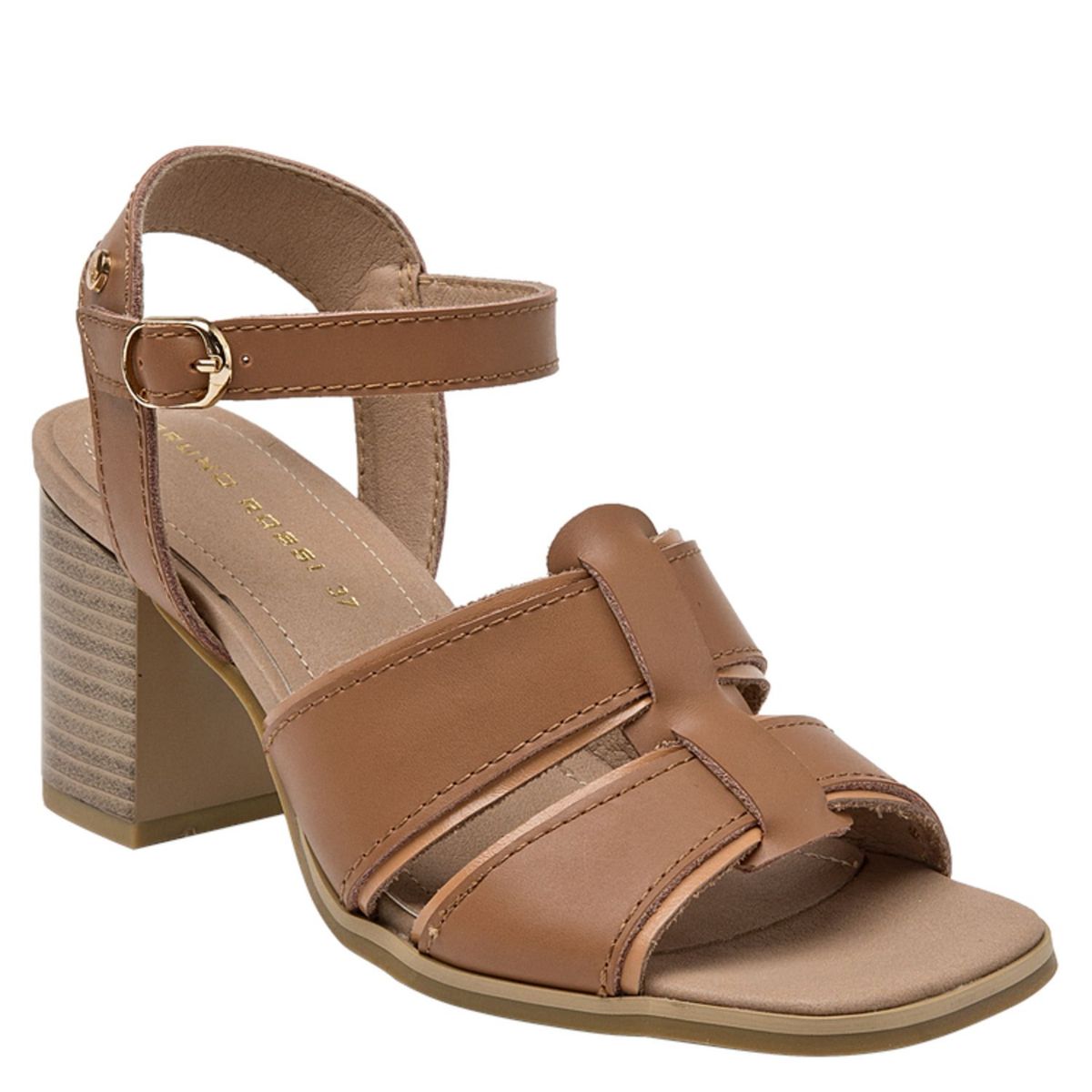 BRUNO ROSSI - Sandalia Casual Mujer Marrón Bruno Rossi