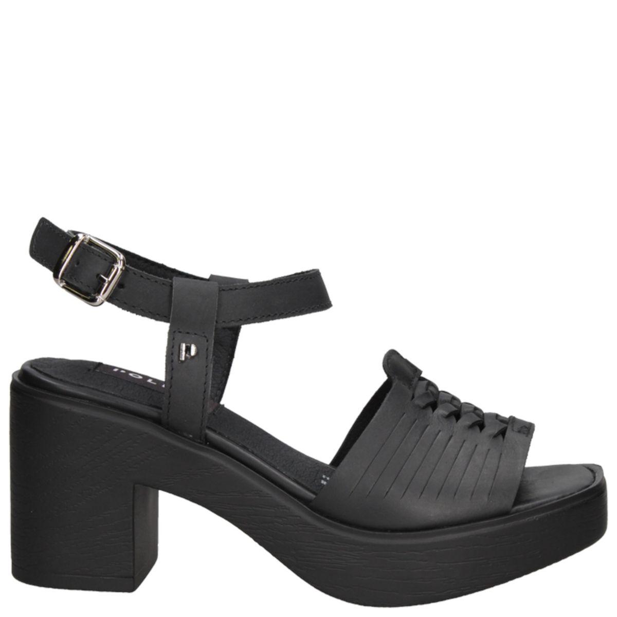 POLLINI - Sandalia Casual Mujer Negro Pollini