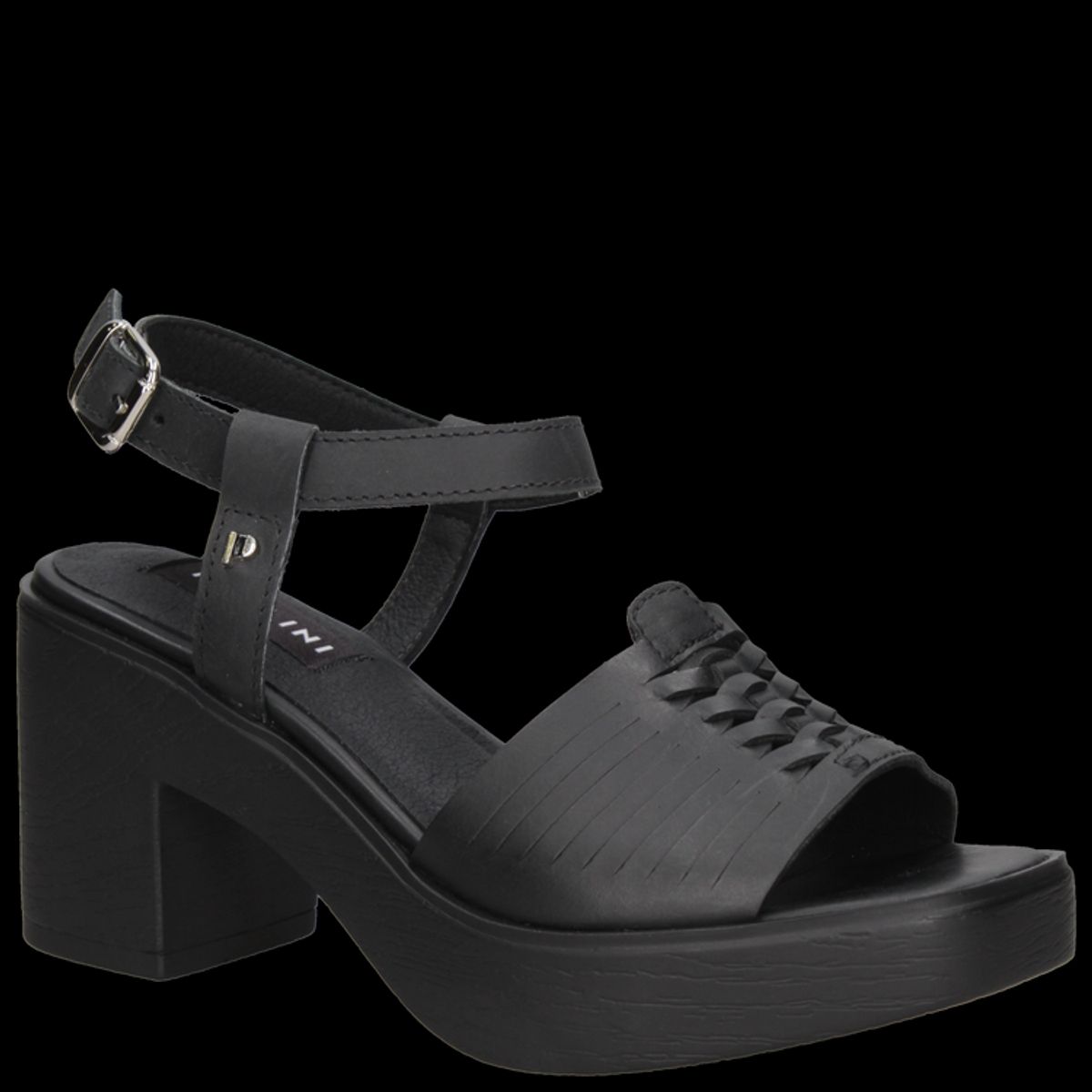 POLLINI - Sandalia Casual Mujer Negro Pollini