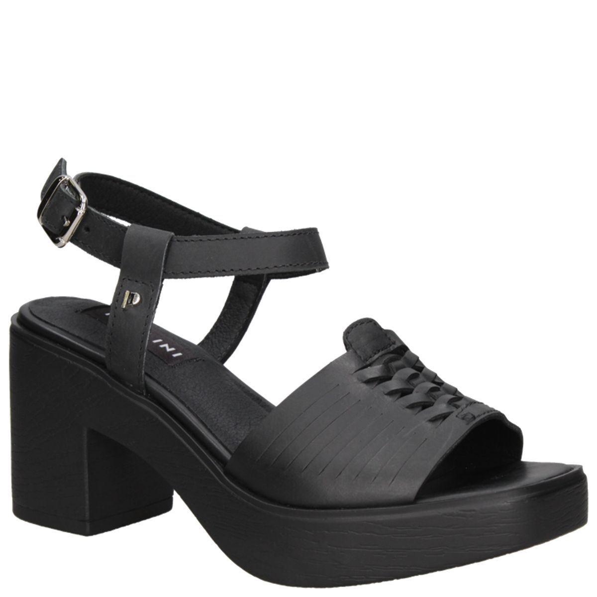 POLLINI - Sandalia Casual Mujer Negro Pollini