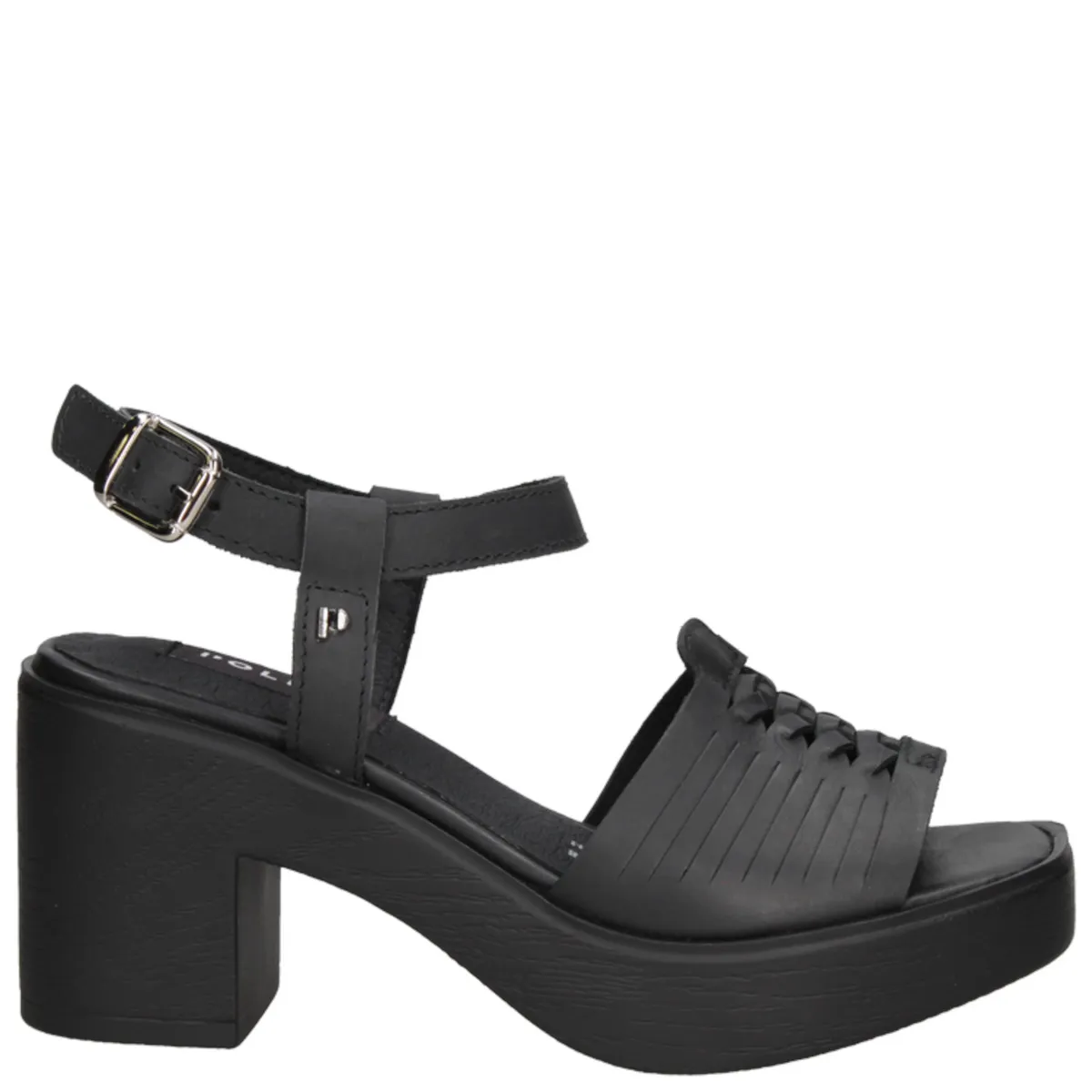 POLLINI - Sandalia Casual Mujer Negro Pollini