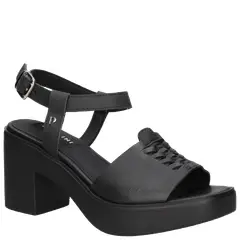 POLLINI - Sandalia Casual Mujer Negro Pollini.