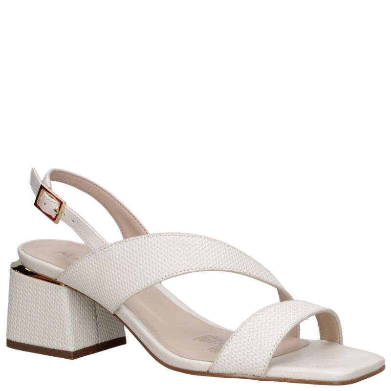 MINGO - Sandalia Casual Mujer Blanco Mingo