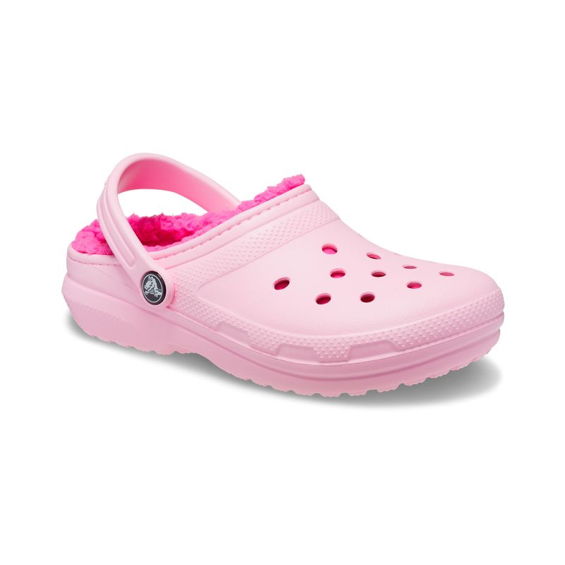CROCS - Zueco Crocs Classic Lined Niños TD Pink