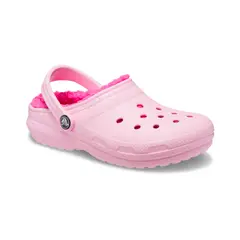 CROCS - Zueco Classic Lined Niños TD Pink