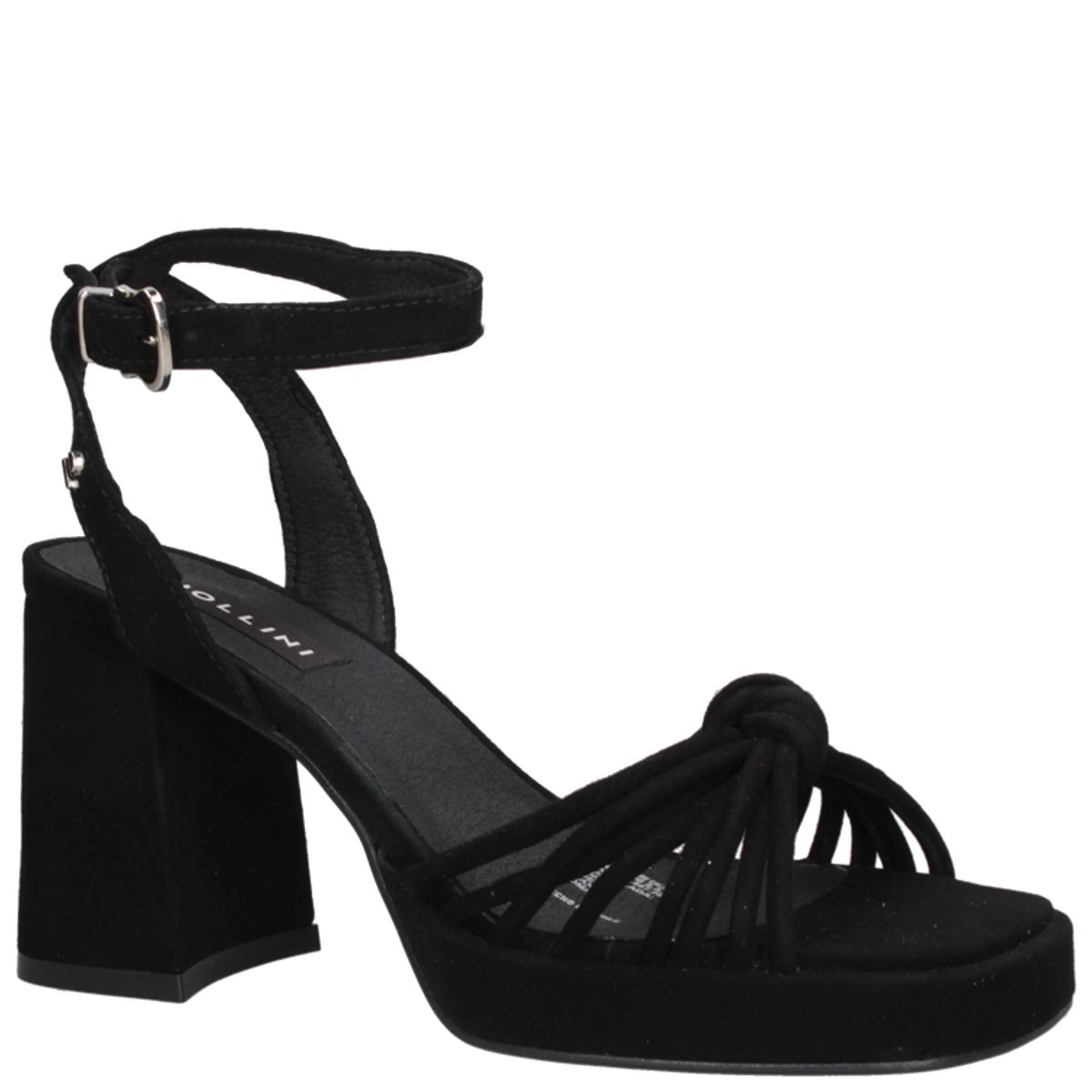 POLLINI - Sandalia Casual Mujer Negro Pollini