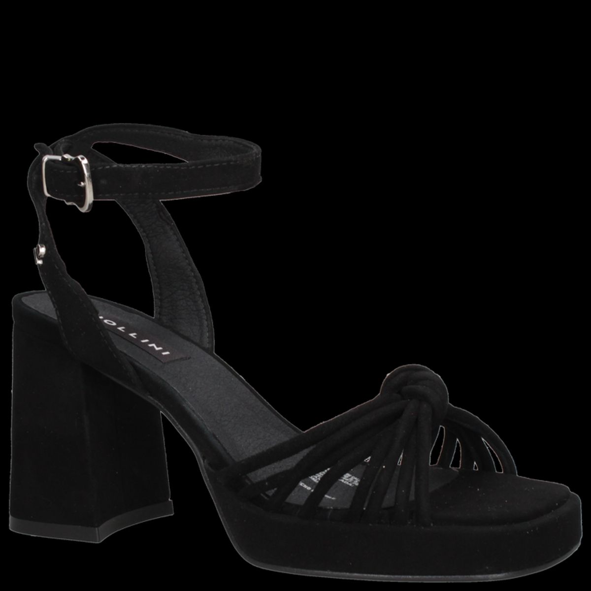 POLLINI - Sandalia Casual Mujer Negro Pollini