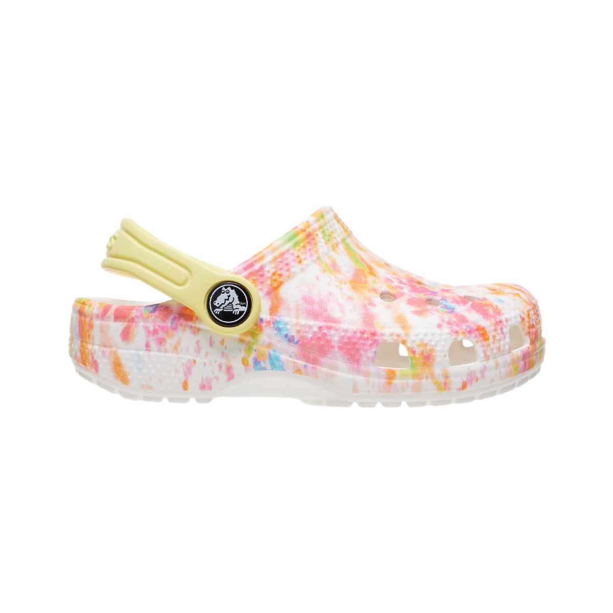 CROCS - Zueco Crocs Classic Tie Dye Graphic Niños TD Orange/Multi