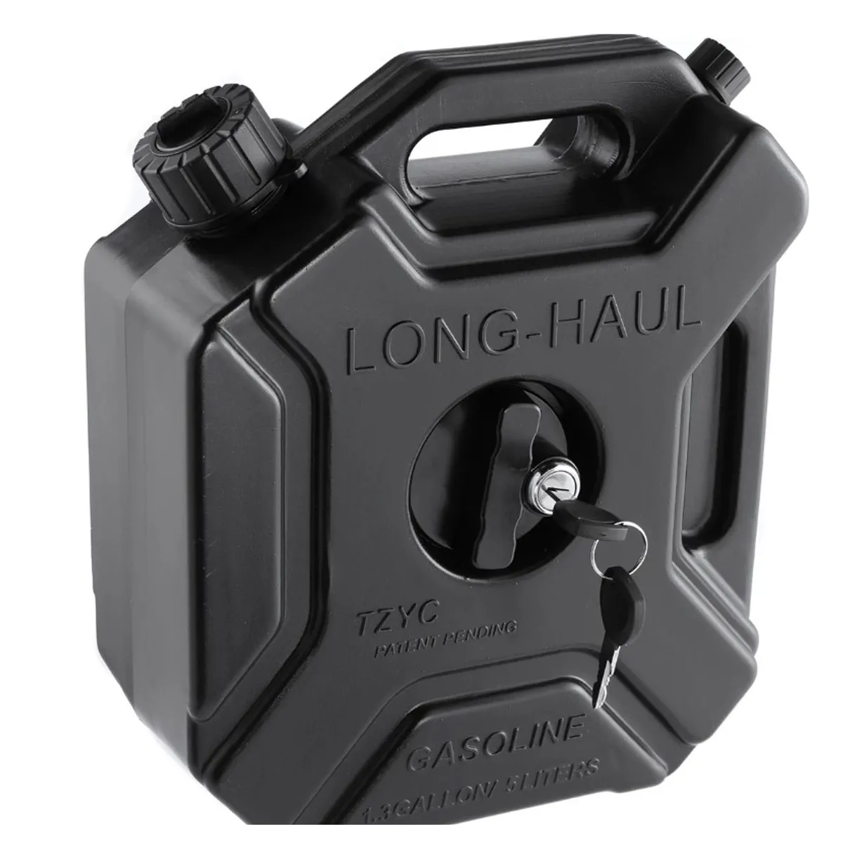 GENERICO - Bidón para Bencina Portátil Moto Plástico con Llave y Fijación