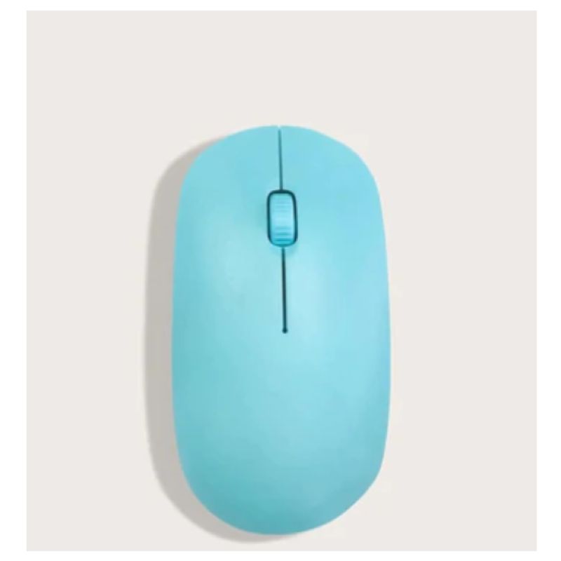 GENERICO - Mouse Ratón Inalámbrico De Bluetooth Universal 24G Celeste