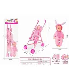 GENERICO - Set juguete coche con muñeca