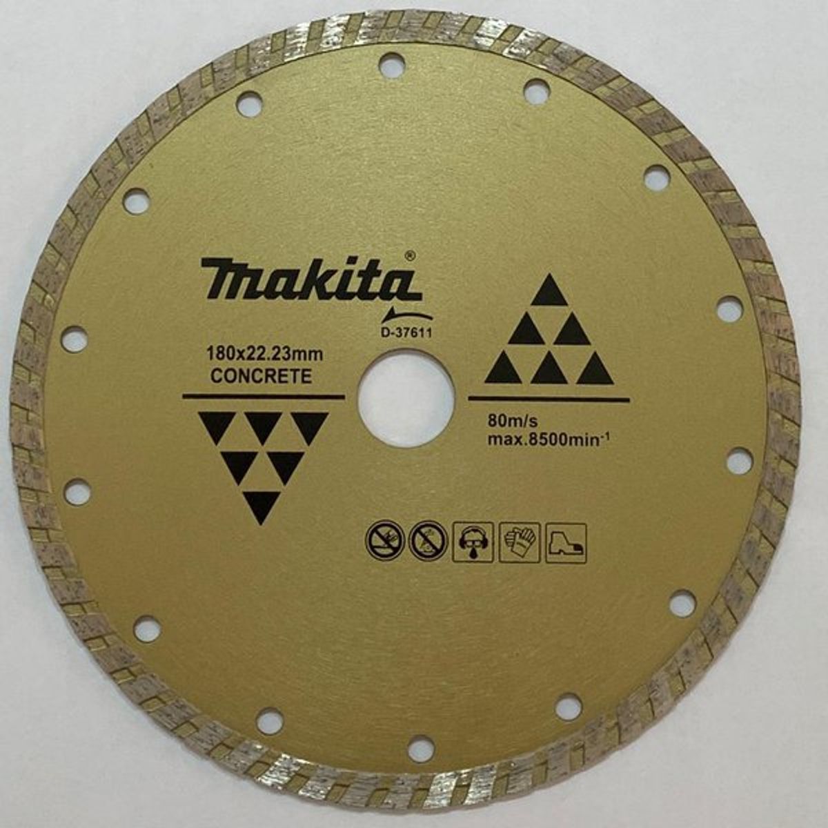 MAKITA - Disco diamantado 180x2223 mm onda  seco  concreto Makita D-37611