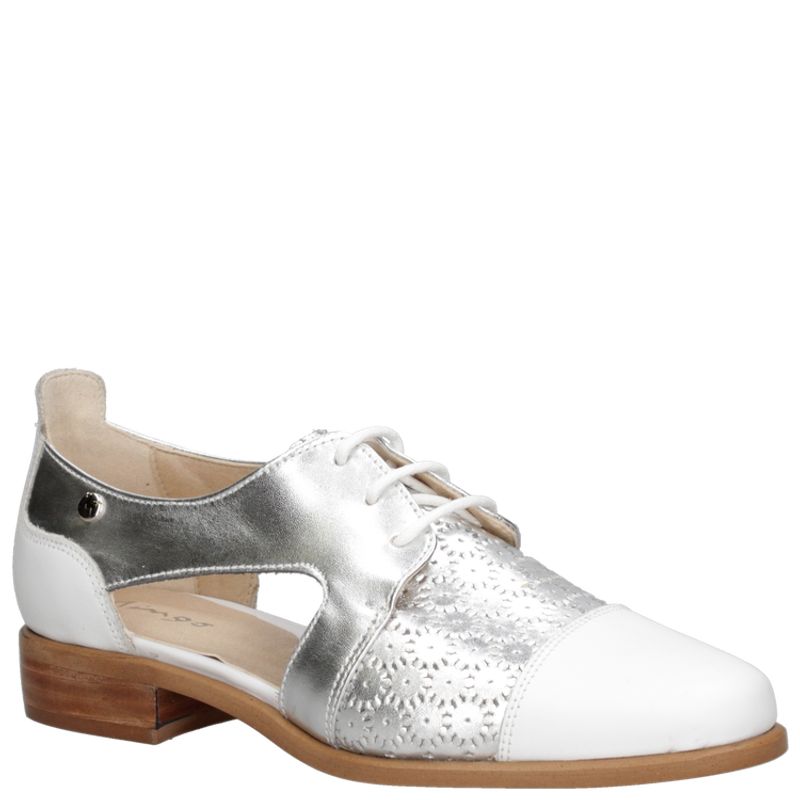 MINGO - Zapato Casual Mujer Plateado Mingo.