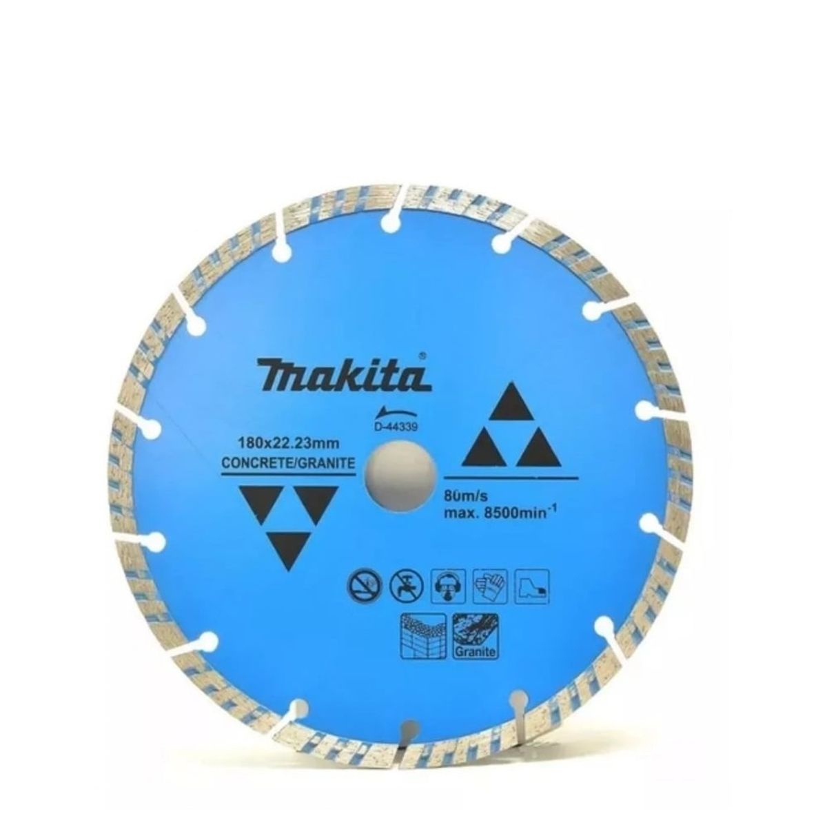 MAKITA - Disco diamantado turbo segmentado concreto 180 mm Makita D-44339