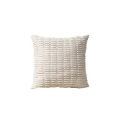 GENERICO - Set de 4 Fundas de Cojín Elegantes-Blanco
