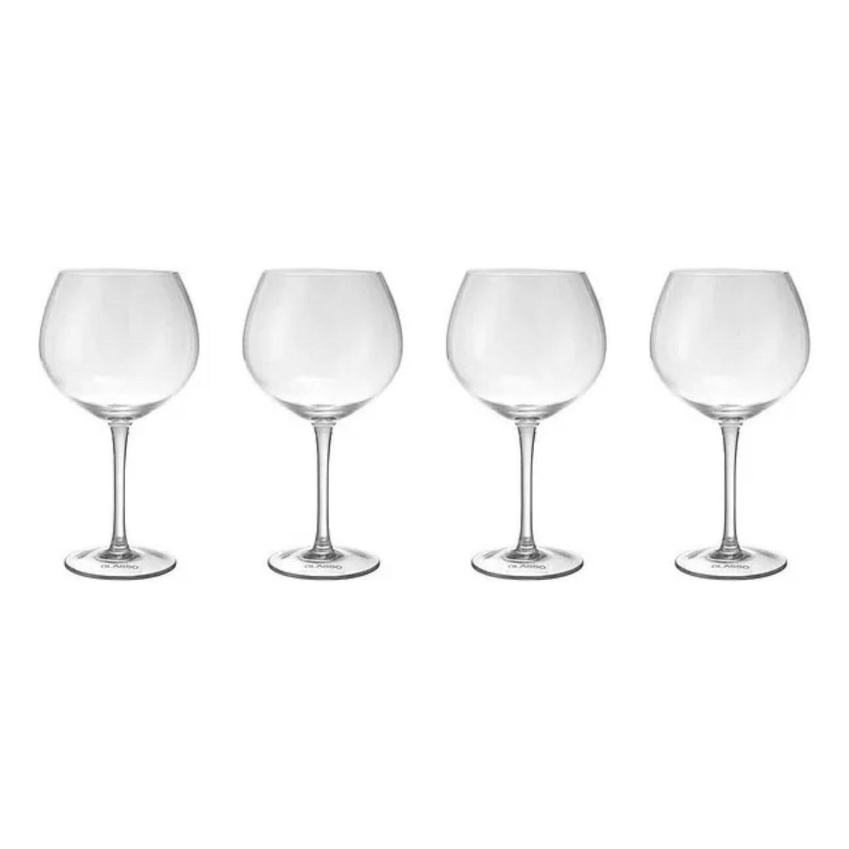 IMPORTCLICK - Set 4 Copas Aperitivo Cóctel Vidrio 640 ML Transparente IMPORTCLICK