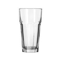 Set 6 Vasos Agua Bebida Cóctel Vidrio 468 ML Transparente
