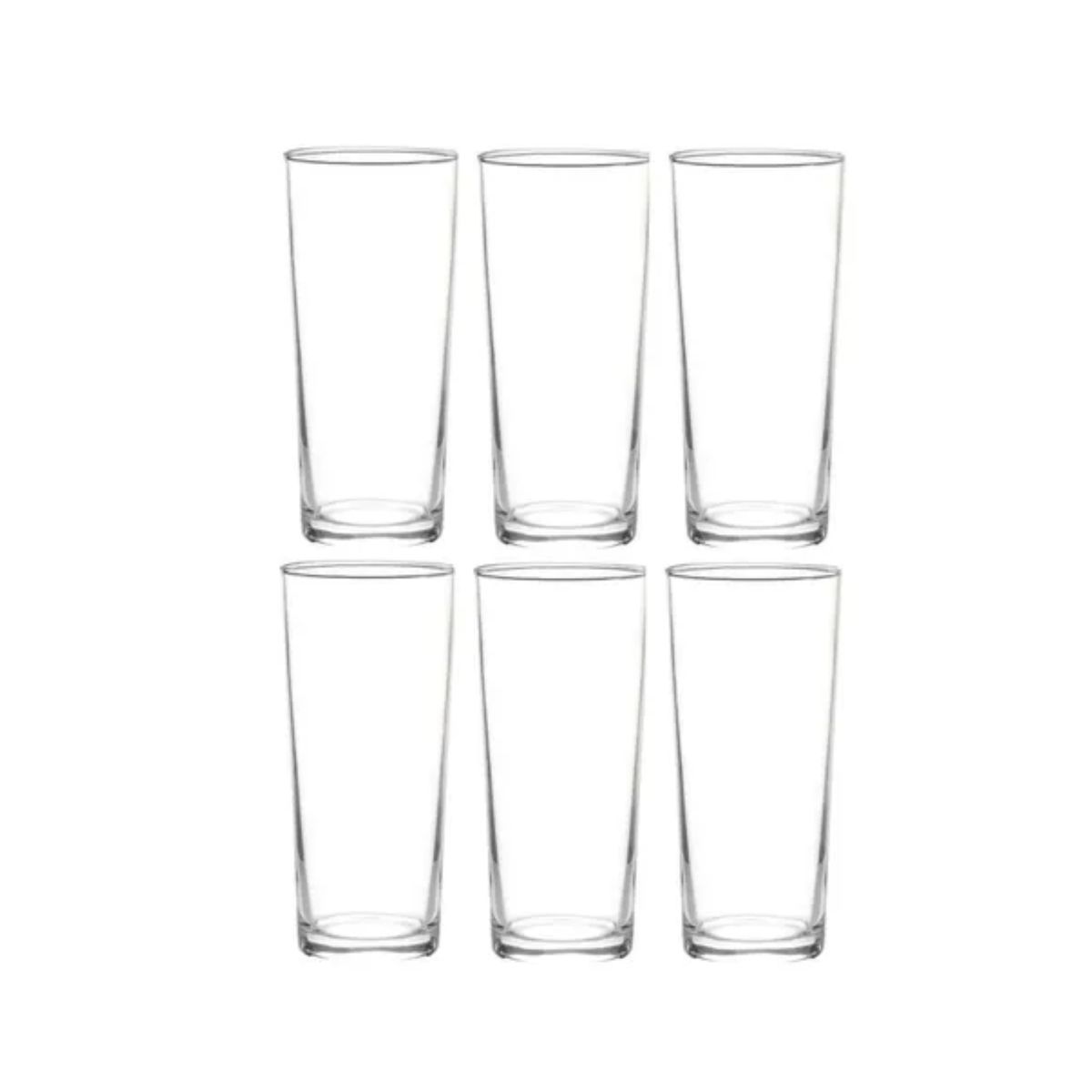 IMPORTCLICK - Pack 6 Vasos Vidrio 355 ML Londres IMPORTCLICK